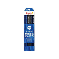 トンボ鉛筆 ippo!かきかたえんぴつ 4B ネイビー系 12本 FCE455U-KB-KPA01-4B