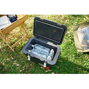 アイリスオーヤマ 真空断熱クーラーボックス 20L チャコールグレー FCJ083F-VITC-20R-イメージ4