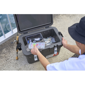 アイリスオーヤマ 真空断熱クーラーボックス 20L チャコールグレー FCJ083F-VITC-20R-イメージ5