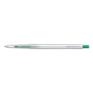 三菱鉛筆 スタイルフィット ゲルインクボールペン ノック式(リフィル入) 0．38mm グリーン UMN139386-イメージ1