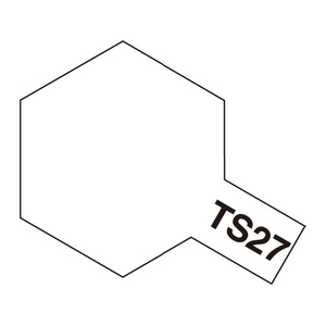 タミヤ TS-27 マットホワイト TSｽﾌﾟﾚ-27ﾏﾂﾄﾎﾜｲﾄN-イメージ1