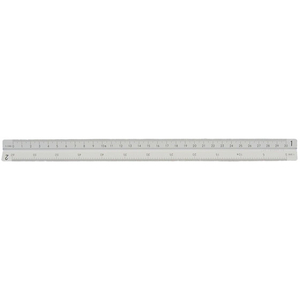タケダ オールアルミ三角スケール 30cm一般用 副尺付 F854005-27-0610-イメージ1