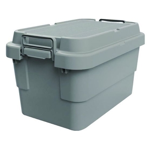 トラスコ中山 トランクカーゴ フラット天板仕様 50L グレー 2666G600390グレー50 FC063GW-2073994-イメージ1