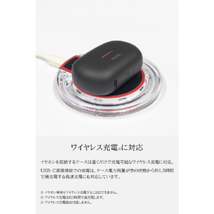 NUARL vClip Open Wireless Earbuds ブラック NVCE01-NB-イメージ16