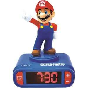 インフォレンズ Super Mario フィギュア目覚まし時計 マリオ ﾌｲｷﾞﾕｱﾒｻﾞﾏｼﾄﾞｹｲﾏﾘｵ-イメージ1