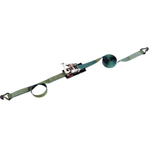 トラスコ中山 TRUSCO 強力型ベルト荷締機 75mm幅 2500kg Jフック FC272HC-3659941-イメージ1
