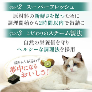 ペットプロジャパン HappyDays Cherie チキン&海藻inグレービー お腹の健康維持 成猫用 80g FCE825T-イメージ8