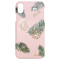 Happymori iPhone XS/X用ケース kentia palm bar ピンク HM10257I8