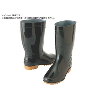 PATOU ブラック 長靴 ZIPLOA HB-772 田植長靴 指付き S ブラック コーコス信岡 1足