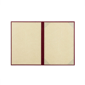ナカバヤシ 証書ファイル Cタイプ スエードA4 エンジ FCJ429E-FSS-A4C-R-イメージ3