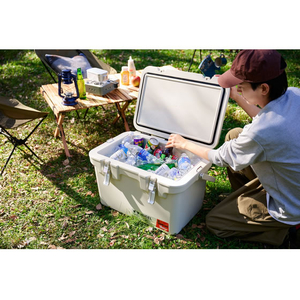 アイリスオーヤマ 真空断熱クーラーボックス 40L アッシュホワイト FCJ084F-VITC-40R-イメージ5