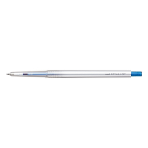 三菱鉛筆 スタイルフィット ゲルインクボールペン ノック式(リフィル入) 0．38mm ライトブルー UMN139388-イメージ1