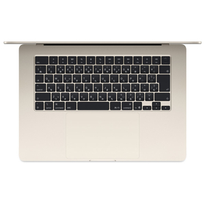 Apple 15インチMacBook Air： 10コアCPUと10コアGPUを搭載したApple M4チップ, 16GB, 256GB SSD - スターライト 16GB, 256GB SSD スターライト MW1J3J/A-イメージ2