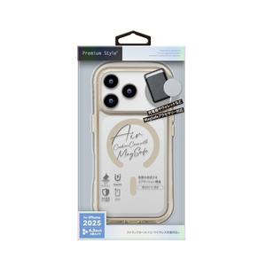 PGA iPhone 17 Pro用MagSafe エアクッションケース PG-25BMA02BE-イメージ1