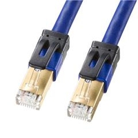 サンワサプライ カテゴリ7A LANケーブル(0．6m) KB-T7A-006BL