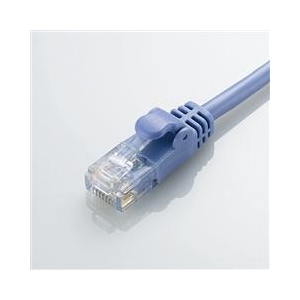 エレコム 3m CAT5E準拠 やわらかLANケーブル ブルー LD-CTY/BU3-イメージ1