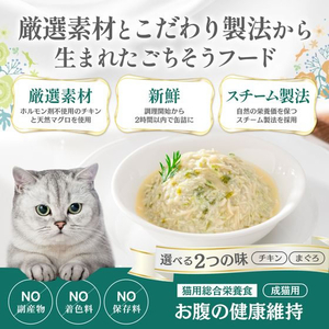 ペットプロジャパン HappyDays Cherie まぐろ&キウイinグレービー お腹の健康維持 成猫用 80g FCE826T-イメージ3