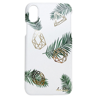 Happymori iPhone XS/X用ケース kentia palm bar ホワイト HM10258I8