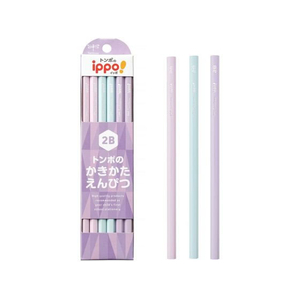 トンボ鉛筆 ippo!かきかたえんぴつ 2B パープル系 12本 FCE458U-KB-KPB01-2B-イメージ2