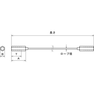 水本機械製作所 ステンレス ワイヤーナットミリネジ 捻子径Mー8 44004008034 FC351FH-8490852-イメージ2