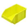 ＤＩＣプラスチック B型コンテナ B-2 外寸:W278×D188×H138 黄 イエロー6188278138 FC441FX-5004730
