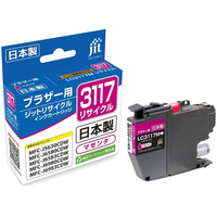ジット ブラザー LC3117M マゼンタ リサイクルインク FCD960P-JIT-B3117M
