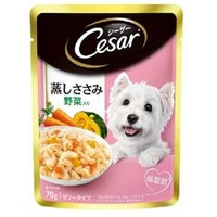 マースジャパンリミテッド シーザー 蒸しささみ野菜入り 70g ｼ-ｻﾞ-ﾊﾟｳﾁｻｻﾐ･ﾔｻｲ70G