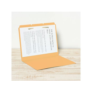 プラス 3カットフォルダー A4 イエロー 3枚(1～3山×1セット) F082393-87-207FL-063IF-イメージ4