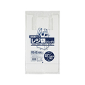 ジャパックス 省資源レジ袋 東45号・西45号 乳白 100枚 FCE067U-RE45