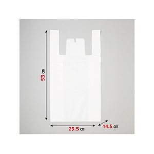 ジャパックス 省資源レジ袋 東45号・西45号 乳白 100枚 FCE067U-RE45-イメージ6