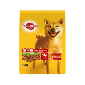 マースジャパン ペディグリー 成犬用 旨味ビーフ&緑黄色野菜入り 10kg FCJ480P-イメージ1