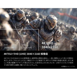 AOC ゲーミング液晶ディスプレイ 27型/3840×2160/HDMI、DisplayPort/ブラック/スピーカー：なし/160/320Hz ブラック U27G4/11-イメージ10