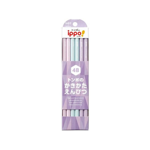 トンボ鉛筆 ippo!かきかたえんぴつ 4B パープル系 12本 FCE459U-KB-KPB01-4B-イメージ1