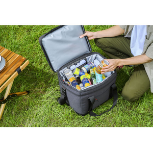 アイリスオーヤマ エアロゲルソフトクーラーボックス 25L チャコールグレー FCJ086F-AGSC-25C-イメージ6