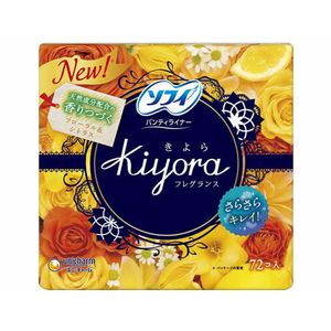ユニ・チャーム ソフィKiyoraフレグランス フローラル&シトラスの香り 72枚 F930778-イメージ1