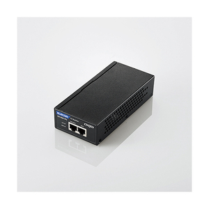 エレコム IEEE802．3af対応 PoEインジェクター ブラック EIB-UG01-PF2-イメージ1