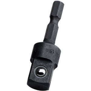 ＴＯＮＥ 充電式電動ドリル用ソケットアダプター（電動工具用）　１２．７ｍｍ　全長５５ｍｍ TONE 電動ドリル用ソケットアダプター 2BSA-16-イメージ1