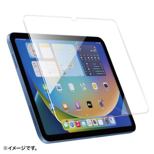 サンワサプライ Apple 第10世代iPad 10．9インチ用強化ガラスフィルム LCD-IPAD109G-イメージ1