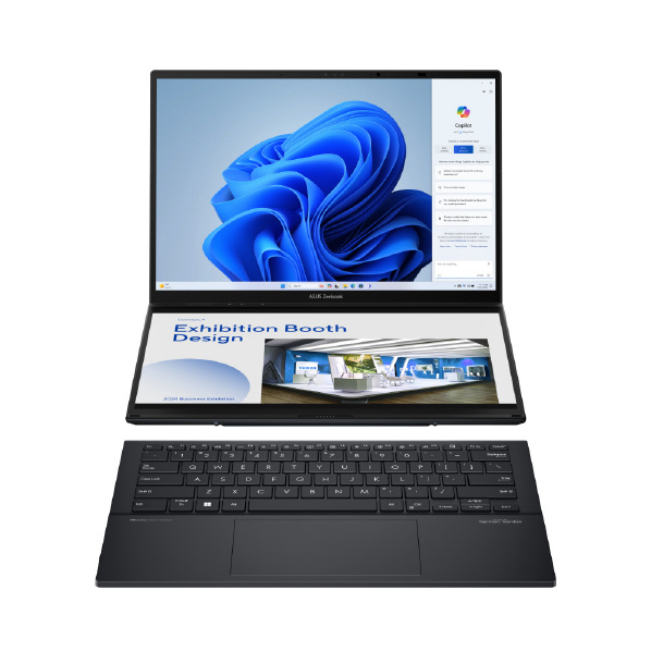 ASUS ノートパソコン ASUS Zenbook DUO UX8406MA インクウェルグレー UX8406MA-U9321WS ノートPC Bluetooth ASUS インテル 約1 Type core OLED キーボード UX8406MA Core Ultra プロセッサー また Home 32GB グラフィックス 0型 有機EL タッチパネル搭載 Microsoft