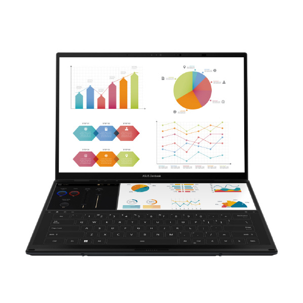 ASUS ノートパソコン ASUS Zenbook DUO UX8406MA インクウェルグレー UX8406MA-U9321WS ノートPC Bluetooth ASUS インテル 約1 Type core OLED キーボード UX8406MA Core Ultra プロセッサー また Home 32GB グラフィックス 0型 有機EL タッチパネル搭載 Microsoft