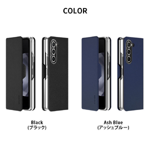araree Galaxy Z Fold 5用ケース Bonnet Diary ブラック AR25259GZFD5-イメージ12