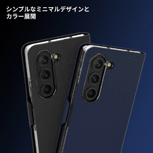 araree Galaxy Z Fold 5用ケース Bonnet Diary ブラック AR25259GZFD5-イメージ8