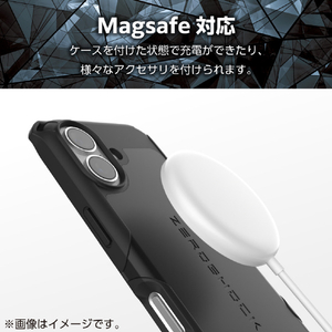 エレコム iPhone 17用ZEROSHOCK ケース MAGKEEP ブラック PM-A25AZEROMGBK-イメージ6