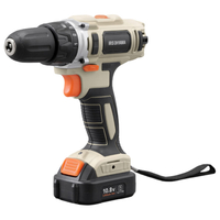 アイリスオーヤマ 充電式ドライバドリル10．8V サンドベージュ JCD28TC