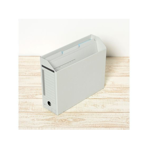 プラス 3カットフォルダー A4 グレー 3枚(1～3山×1セット) F082432-87-209FL-063IF-イメージ5