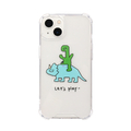 168cm iPhone 13用ハイブリッドクリアケース Let's play 168259I13