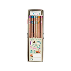 トンボ鉛筆 ハローネイチャー ギフト用鉛筆セット 12本 FC542PH-MP-KHN2-2B-イメージ3