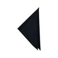 セブンユニフォーム 三角巾 JY4933-9 黒 FC633LM-4699930