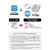 NUARL vClip Open Wireless Earbuds ホワイト NVCE01-NW-イメージ12