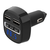 カシムラ FMトランスミッター USB2ポ-ト4.8Aリバ-シブル自動判定 FCS2029-KD219